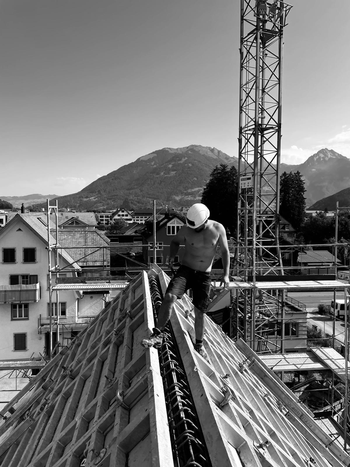 Handwerk auf der Baustelle